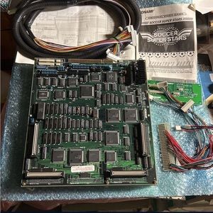 Konami Soccer Superstars 4 Player Kit w/ Cables + Manual Jamma Arcade PCB Board